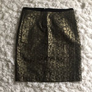 Gold & black loft Skirt